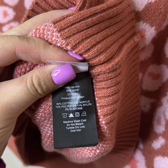 NWT-UGG- Shaina Cardigan-amber rose- size Medium - Picture 12 of 12